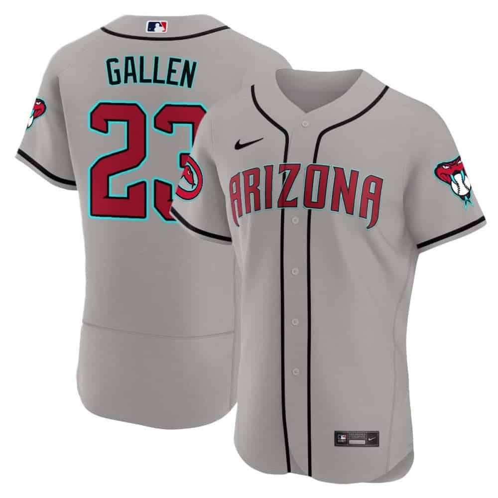 Men Arizona Diamondback #23 Gallen Grey 2024 Nike Flex Base MLB Jersey->indianapolis colts->NFL Jersey
